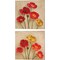 Graceful Spring by Janel Pahl 14" x 14" Canvas Wall Art (Set of 2)